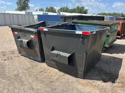 Quantity of (2) 6 ft x 5 ft Dumpster