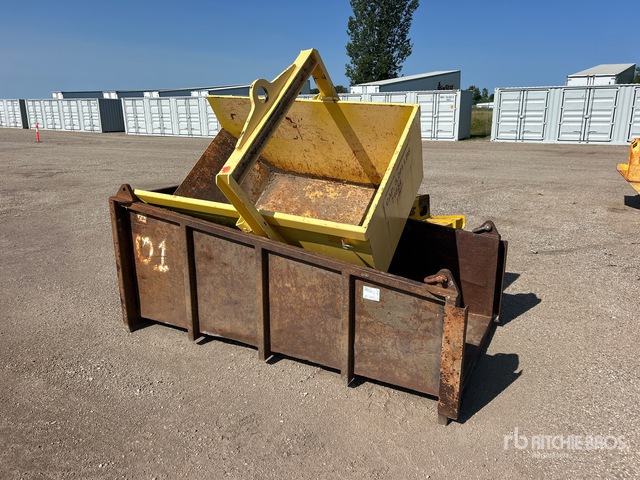 Quantity of (2) 8 ft Roll-Off Container