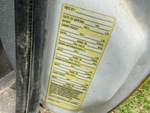 Aspect général with Étiquette de conformité aux normes fédérales pour véhicules à moteur