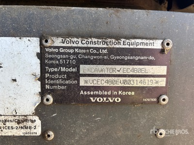 2021 Volvo EC480EL Excavadora de Cadenas