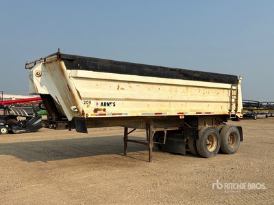 1977 Arnes 24 ft T/A End Dump Trailer