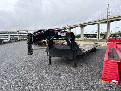 2026 MP Custom Trailers LLC CTZ Package 40 ft T/A Gooseneck フラットベッドトレーラー