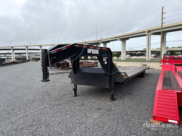 2026 MP Custom Trailers LLC CTZ Package 40 ft T/A Gooseneck Flatbed Trailer