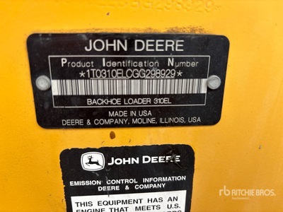 2017 John Deere 310EL 4x4 Backhoe Loader