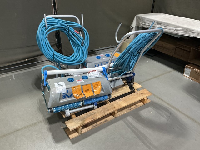 (2) Aguaproducts Ultra Max Floor Scrubbers
