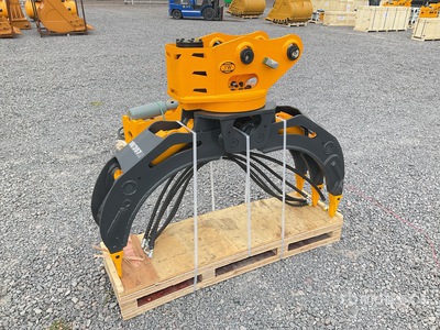 2026 JW JW04G 53 in Grapa para Miniexcavadora (Sin Usar) / Excavator Grapple - Fits 4 - 8 ton Excavators (Unused)
