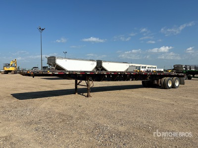 2008 Lufkin 48 ft T/A フラットベッドトレーラー