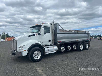 2024 Kenworth T880 12x4 Simple 16 Camion-benne à cinq essieux