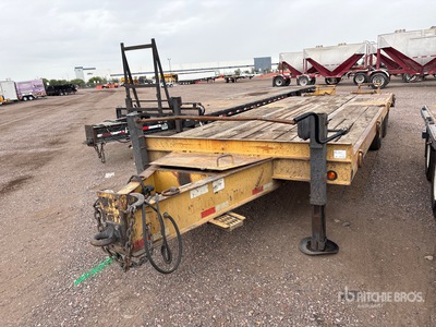 2008 Evaco Acquisition 20 ft T/A Equipment Trailer