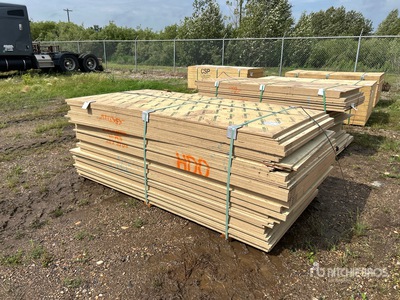 Quantity of (69) 1/2 in x 4 ft x 7 ft 11 ¼ in G2S With Smooth Overlay 2 Sides Douglas Fir 5 Ply No Stamp Formply Plywood (Unused)