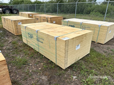 Quantity of (40) 3/4 in x 4 ft x 8 ft CSP/DFP No Stamp Plywood (Unused)