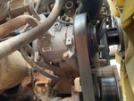 Engine with A/C Compressor