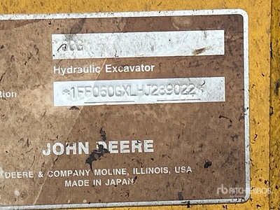 2018 John Deere 60G حفارة صغيرة