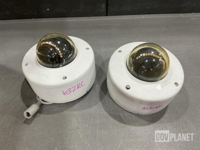 (8) Sony SNC-EM632RC Dome Security Cameras