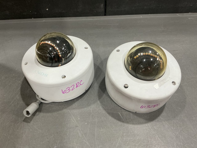 (8) Sony SNC-EM632RC Dome Security Cameras (8) Sony SNC-EM632RC Dome Security Cameras