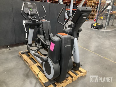 (2) Life Fitness 95X Ellipticals