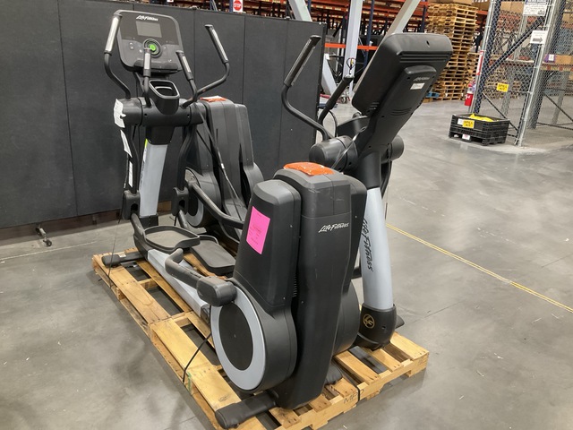 (2) Life Fitness 95X Ellipticals