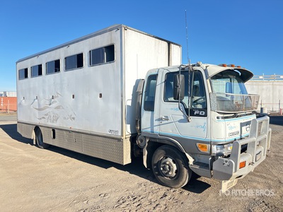 1999 Hino FD1J 4x2 Horse Float Van Truck