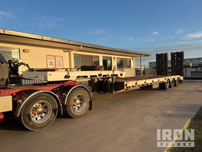 2002 Tidd Ross TRT 3 Axle Mid Tip Float Step Deck Trailer