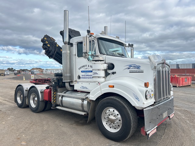 2007 Kenworth T404SAR 6x4 Truck Tractor w/Crane