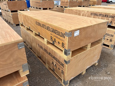 2025 AGR-MS2642 42 Ft x 26 Ft All Vertical Metal Garage Budynek magazynowy (Unused)