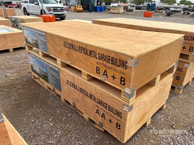 2025 AGR-MS2642 26 ft x 42 ft All Vertical Metal Garage Budynek magazynowy (Unused)