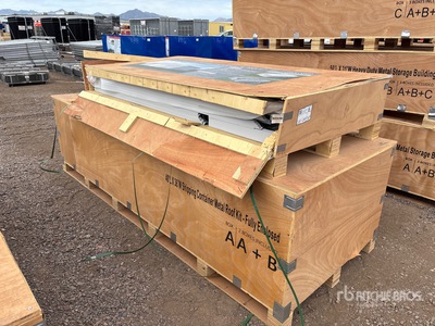 2026 AGR-CR4036E 40 ft x 36 ft Shipping Container Metal Roof Kit Schronienie na Kontenerach