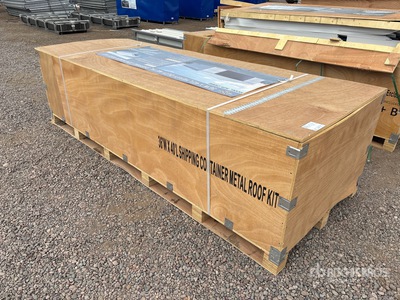 2026 AGR-CR3640 36 Ft x 40 Ft Shipping Container Metal Roof Kit Schronienie na Kontenerach (Unused)