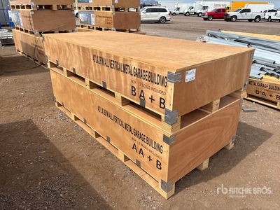 2025 AGR-MS2642 42 Ft x 26 Ft All Vertical Metal Garage Budynek magazynowy (Unused)