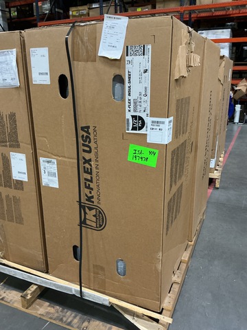 (16) Rolls of K-Flex 6RSXG048070 Insul-Sheet Insulation