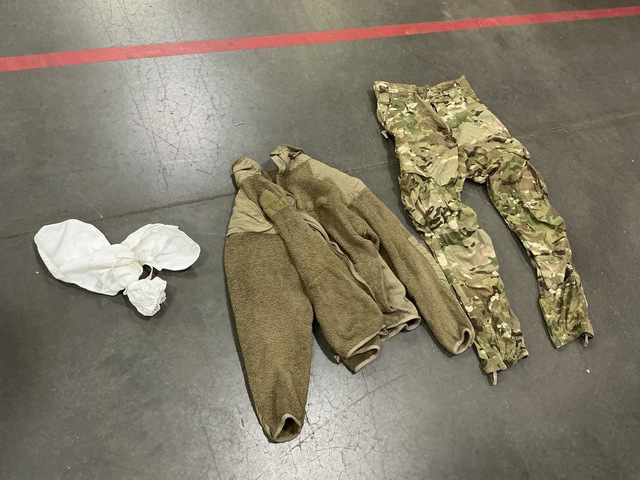 (22) Cold Weather Jackets, (19) Pairs of Cold Weather Trousers & Assorted Items