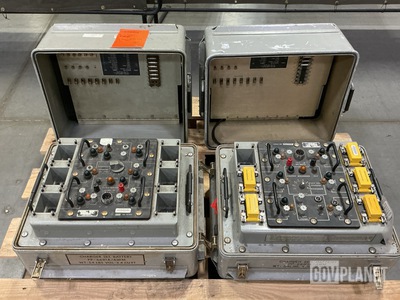 (2) Naval Air Warfare 178AS1700 Panel Battery Chargers