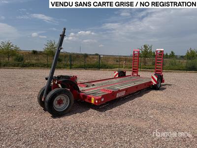 2020 Perard 4RPVA5M7 T/A Remorque Plateau 2 Essieux Remorque à plateau