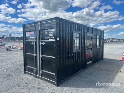 19 ft 2 in x 7 ft 4 in 13.5 Ft x 7.4 In x 4 Ft Black Portable Mobilne biuro