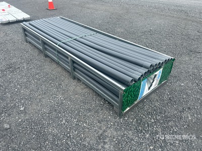 Quantity of (68) 2 1/4" In x 10 Ft Grey UPVC Rigid Non Metallic Conduit (Unused)