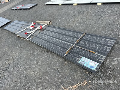 Quantity of (20) 3 ft x 20 ft Metal Roof Panels (Unused)