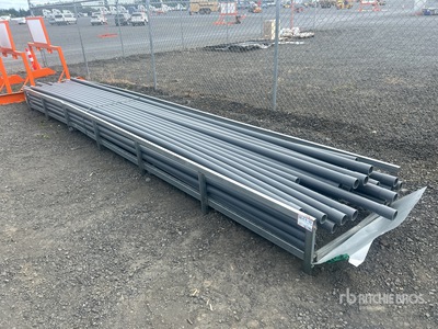 Quantity of (68) 2 1/4 In x 20 Ft Grey UPVC Rigid Non Metallic Conduit (Unused)