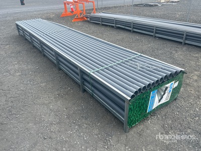 Quantity of (58) 2 1/2" In x 20 Ft Grey UPVC Rigid Non Metallic Conduit (Unused)