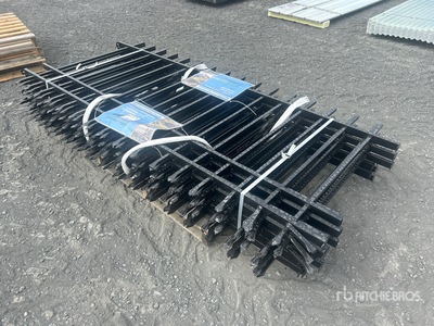 Quantity of (10) 7 ft 10 in x 3 ft 8 in Galvanized Vallas
