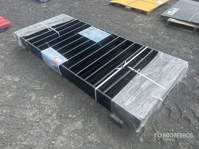 Quantity of (10) 7 ft 10 in x 3 ft 3 in Galvanized Vallas