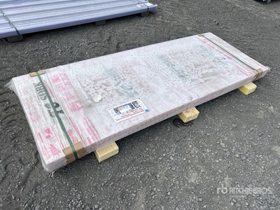 Quantity of (20) 35 In x 7.87 Ft New Multi Wall Polycarbonate Pane in Clear (Unused)