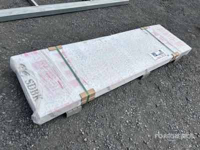 Quantity of (20) 27 In x 7.87 Ft New Multi Wall Polycarbonate Pane in Clear (Unused)