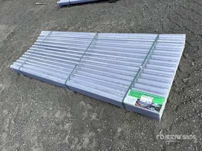 Quantity of (100) 3 ft x 7.87 ft Polycarbonate Roof Panel (Unused)
