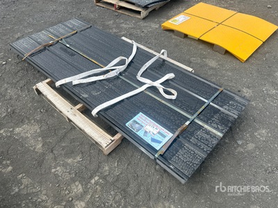 Quantity of (70) 7' 10" x 3 Ft New Black Metal Roof Panel