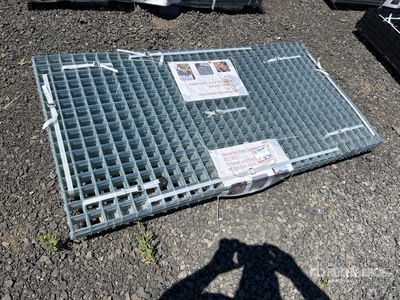 Quantity of (40) 3 Ft x 6 Ft Galvanized Mesh Steel Divers  (Unused)