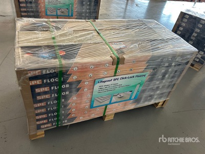 Quantity of 48 In x 7.2 In x 4.0mm LifeproofSPC Click Lock Flooring (Unused)
