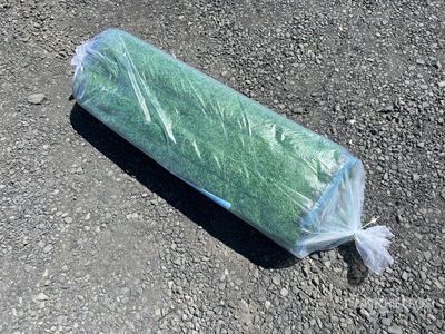 3.3 Ft x 49.2 Ft Artificial Grass Turf Drainages Holes with Rubber Backing 0.8 In Pile High