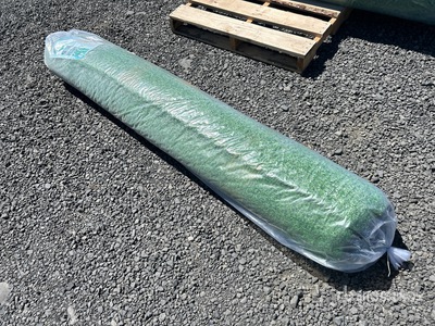 6.6 Ft x 49.2 Ft Artificial Grass Turf Drainage Holes with Rubber Backing 0.8 In Pile High