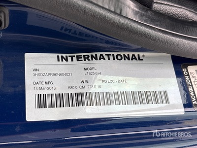 2019 International LT625 6x4 T/A Sleeper Truck Tractor