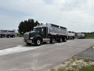 2022 Kenworth T880 8x4 Camion à benne basculante Tri/E